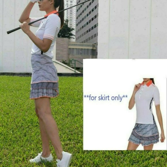 Nwt Lucky In Love Gorgeous Pleated Golf Skirt Skort Shorts w/ Pocket S Small